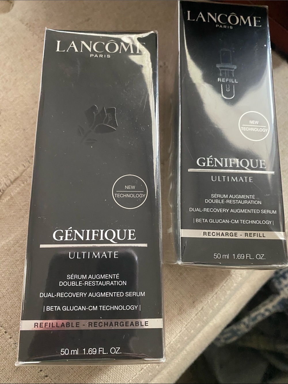 Lancôme Génifique Ultimate Refill Serum — Black